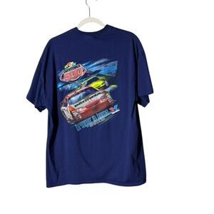 Vintage Daytona 500 Race Car 2005 T Shirt Bring it‎ Home Size XL Graphic Blue